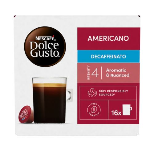 NESCAFE DOLCE GUSTO AMERICANO DECAFFEINATO 16CAP 128G