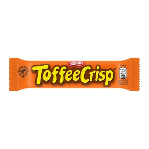 TOFFEE CRISP MILK CHOCOLATE BAR 38G