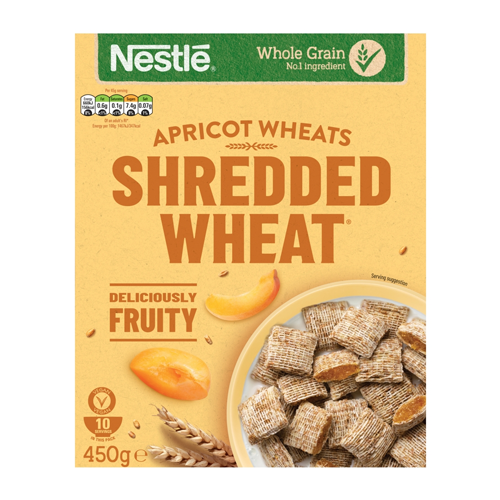 SHREDDED WHEAT FRUITY BITES APRICOT 450G