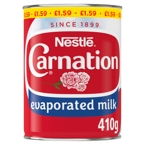 CARNATION EVAPORATED MILK PMP £1.59 410G