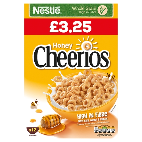CHEERIOS HONEY PMP £3.25 370G