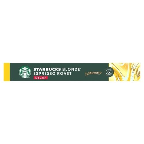 STARBUCKS NESPRESSO BLONDE ESPRESSO ROAST DECAF 10CAP 55G
