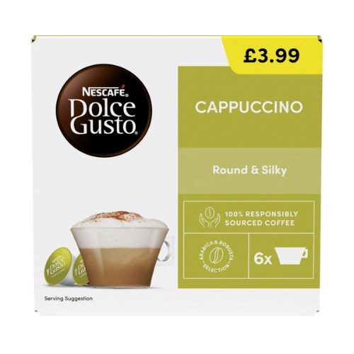 NESCAFE DOLCE GUSTO CAPPUCCINO 12CAP PMP £3.99 139.8G