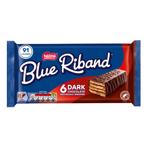 BLUE RIBAND DARK CHOCOLATE 6PK 105G