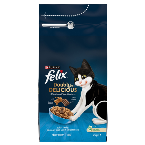 FELIX WITH TASTY SALMON AND WITH VEGETABLES 2KG