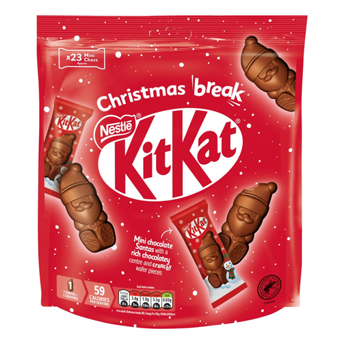 KITKAT SANTA LARGE POUCH 264G