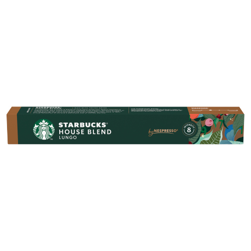STARBUCKS HOUSE BLEND BY NESPRESSO MEDIUM ROAST 10CAP 52G