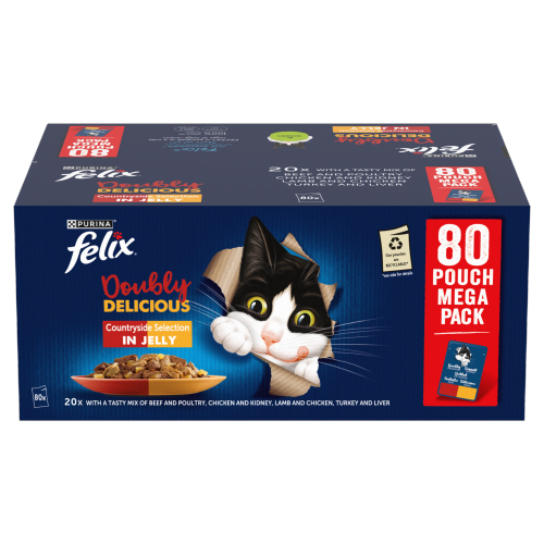 FELIX AGIL LOOKS DOUBLY DELICIOUS MEAT 80X85G