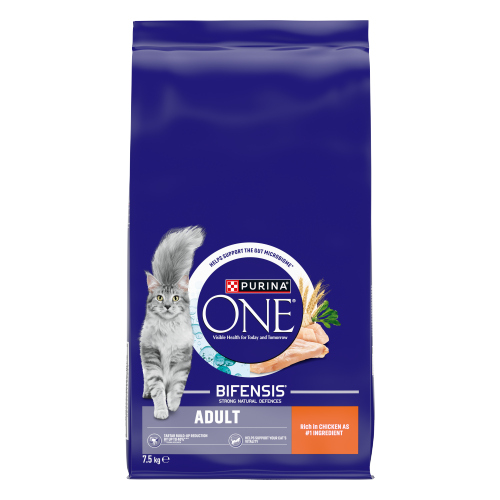 PURINA ONE ADULT CAT CHICKEN AND W/GRAIN 7.5KG