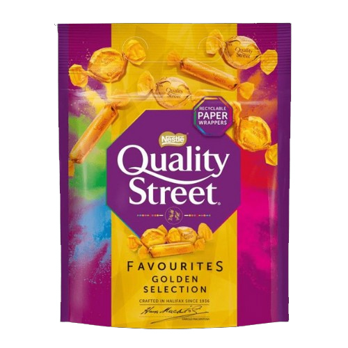 QUALITY STREET GOLD POUCH 283G