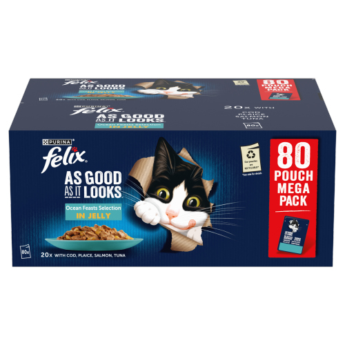 FELIX AGIL LOOKS FISH SELECTION 80X85G
