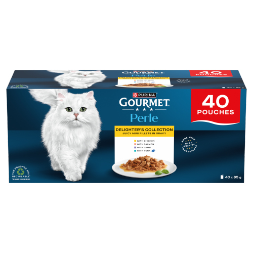 GOURMET PERLE DELIGHTS COLLECTION IN GRAVY 40X 85G