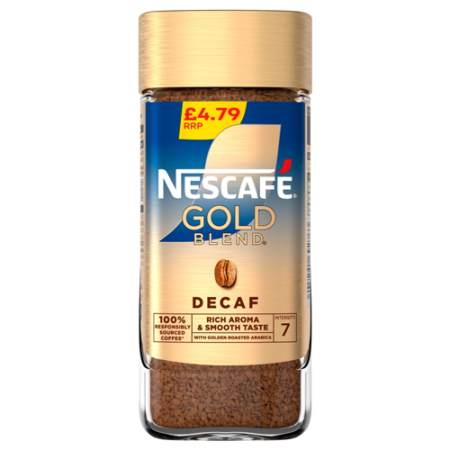 NESCAFE GOLD BLEND DECAF PMP £4.79 95G
