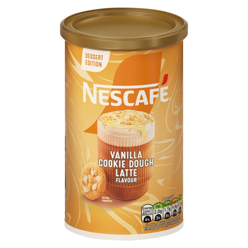 NESCAFE VANILLA COOKIE DOUGH LATTE COFFEE TUB 260G
