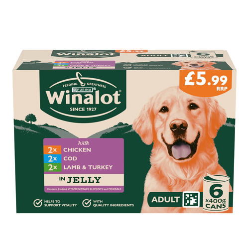 WINALOT CLASSICS CIJ MIXED VARIETY CHICKEN PMP £5.99 6PK 400G