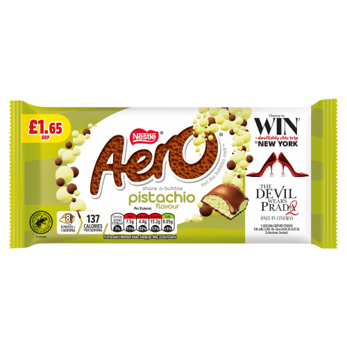 AERO PISTACHIO BAR PMP £1.65 90G