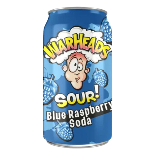 WARHEADS BLUE RASPBERRY SODA 330ML