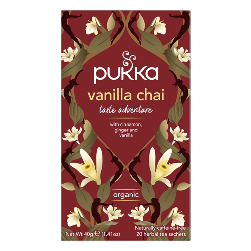 PUKKA ORGANIC VANILLA CHAI 20'S
