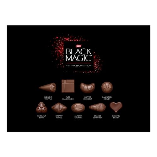 BLACK MAGIC DARK CHOCOLATE BOX 174G