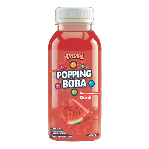 PAPPI WATERMELON POPPING BOBA 350ML
