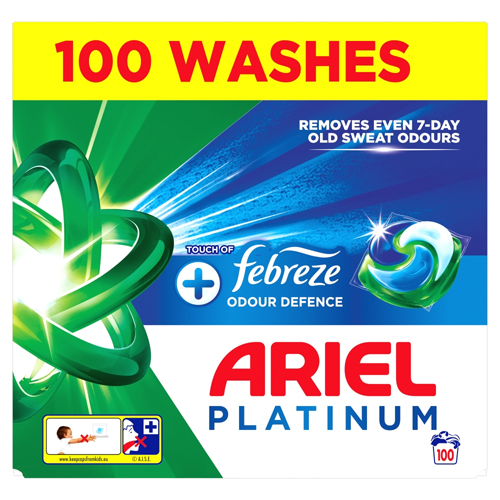 ARIEL PLATINUM+ FEBREEZE PODS 100S
