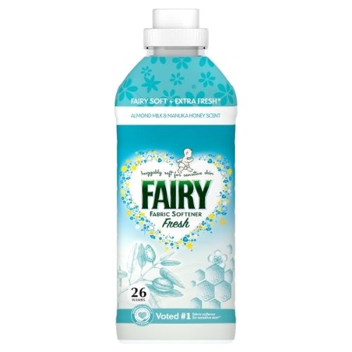 FAIRY FABRIC CONDITIONER FRESH 26 WASH ALMOND MILK & MANUKA HONEY 858 ML