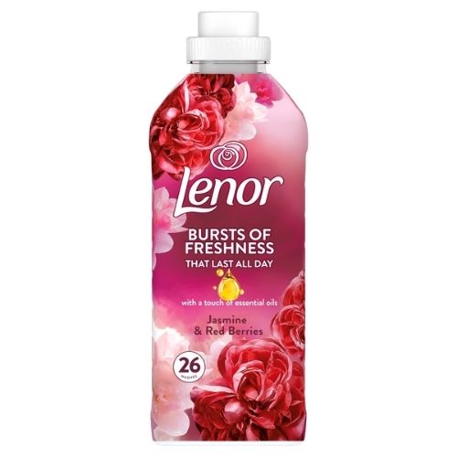 LENOR FABRIC CONDITIONER 26 W RUBY JASMINE & RED BERRIES 858ML