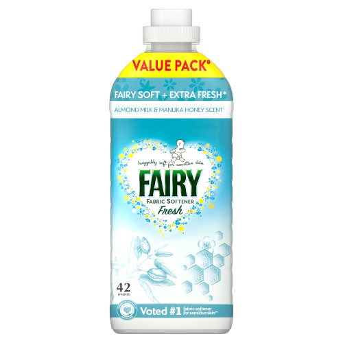 FAIRY FABRIC ENHANCERS LIQUID ALMOND MILK & MANUKA HONEY 42W