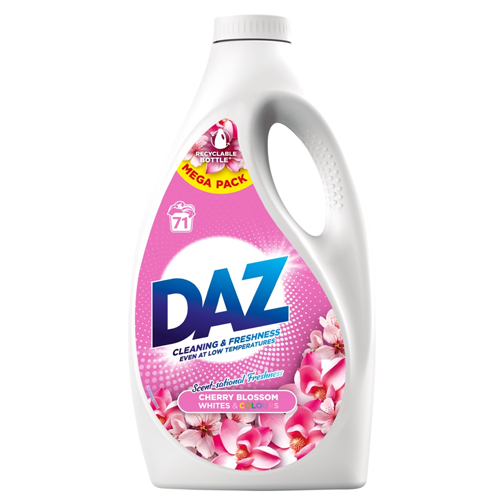 DAZ WASHING LIQUID CHERRY BLOSSOM 71W 2.343L