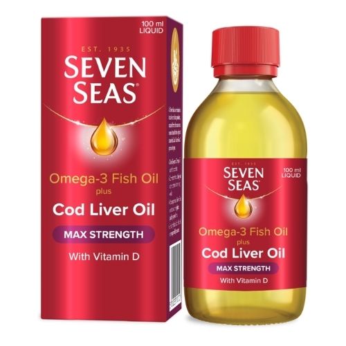 SEVEN SEAS MAX STRENGTH COD LIVER OIL 100ML