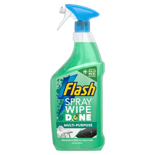 FLASH SPRAY WIPE DONE APPLE BLOSSOM ANTI BACTERIAL 800ML