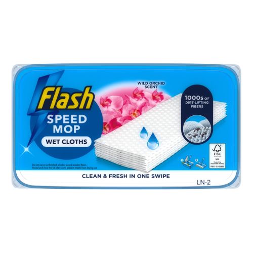 FLASH SPEEDMOP REFILL PADS WILD ORCHID 10S