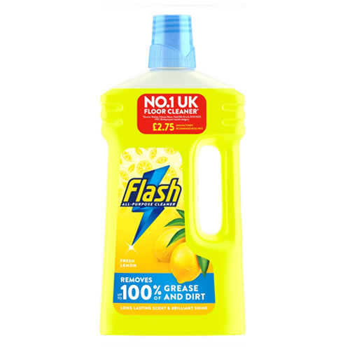 FLASH ALL PURPOSE LIQUID LEMON PMP £2.75 1L
