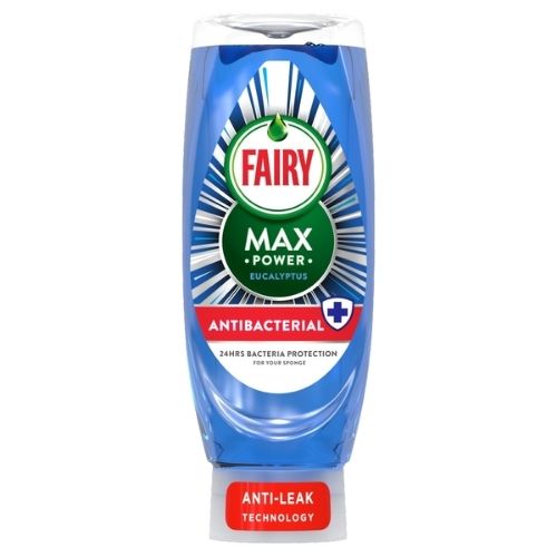 FAIRY MAX POWER WASHING UP LIQUID ANTIBACTERIAL 545ML