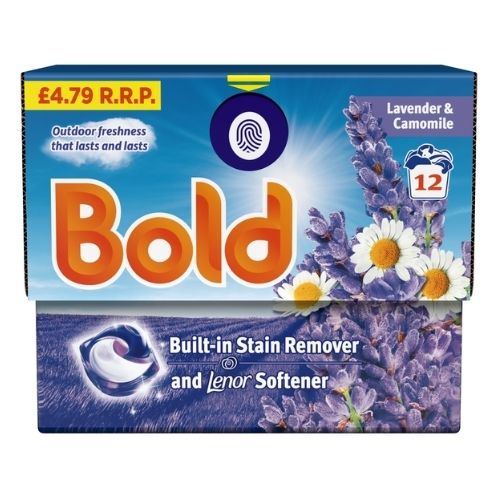BOLD ALL-IN-1 PODS LAVENDER & CAMOMILE PMP £4.79 12W
