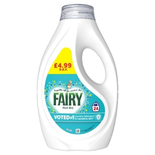 FAIRY NON BIO LIQUID DETERGENT 24W PMP £4.99 744ML