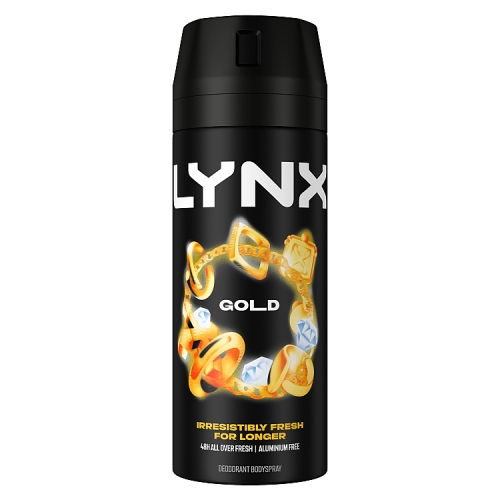 LYNX BODYSPRAY GOLD 150ML