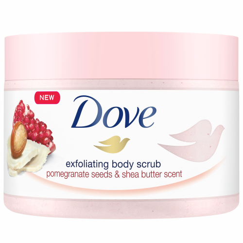 DOVE POMEGRANATE SEEDS & SHEA BUTTER BODY SCRUB 225ML