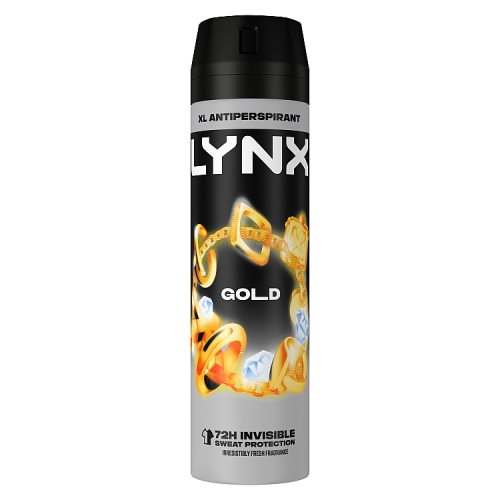 LYNX ANTI-PERSPIRANT AEROSOL GOLD 200ML