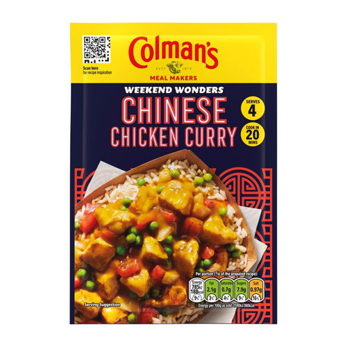 COLMAN'S BIG NIGHT IN CHINESE CURRY MIX 47G