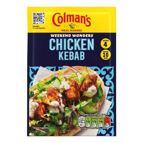 COLMAN'S BIG NIGHT IN CHICKEN KEBAB 30G