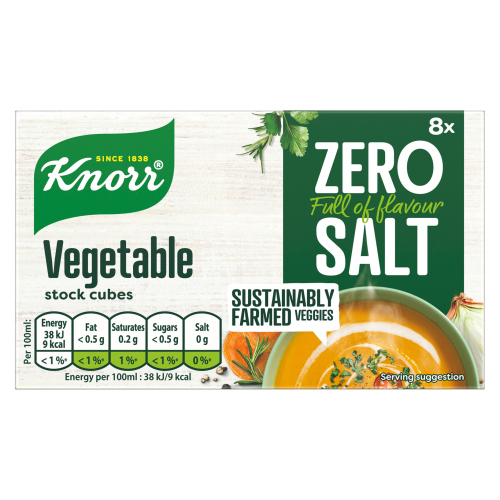 KNORR VEGETABLE STOCK CUBES 8S 72G