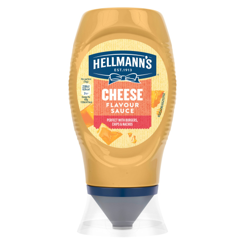 HELLMANN'S CHEDDAR SAUCE SQUEEZY 250ML