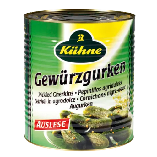 KUHNE JUMBO GHERKINS 10.2KG