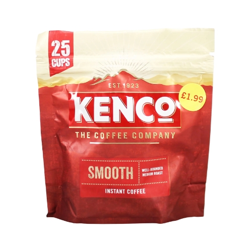 KENCO SMOOTH INSTANT COFFEE POUCH PMP £1.99 40G
