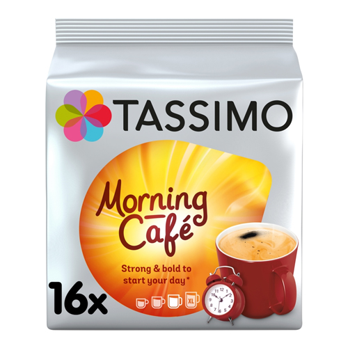 TASSIMO MORNING CAFE COFFEE PODS 16S