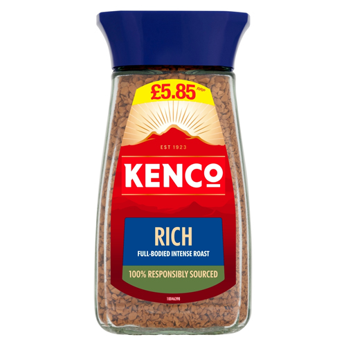 KENCO RICH INSTANT COFFEE PMP £5.85 100G