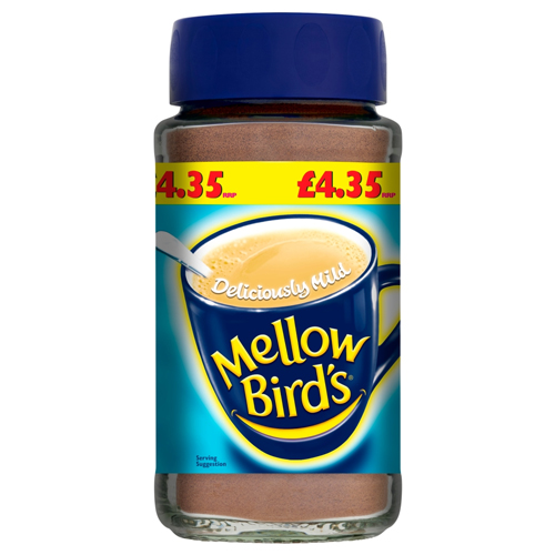 MELLOW BIRD'S INSTANT COFFEE PMP £4.35 100G