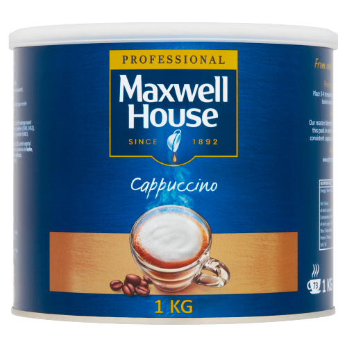 MAXWELL HOUSE CAPPUCCINO INSTANT COFFEE 1KG
