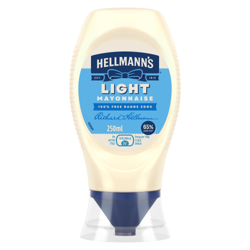 HELLMANN'S LIGHT MAYONNAISE 250ML
